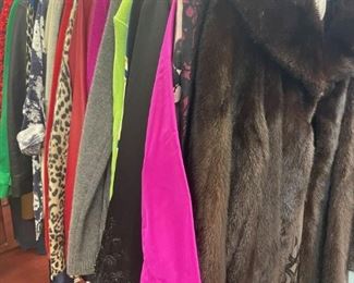 Selection of Ladies Clothing including Furs, Cashmere, Coats, Jackets, & Accessories 
