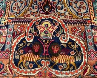 Hand Knotted Iran Kashmar Rug (12’6” X 9’8”)