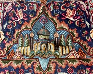 Hand Knotted Iran Kashmar Rug (12’6” X 9’8”)