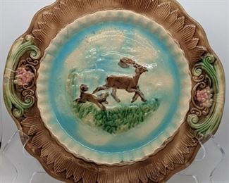 Collection of majolica from London, OH farm estate.