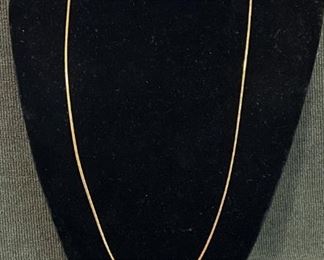 18k Necklace Stamped Italy HCT