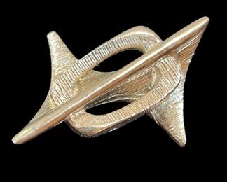 Coro Brutalist Style Brooch