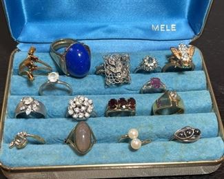 Group of Cocktail or Statement Rings