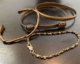 Sterling Other Metal Bracelets