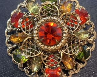 Vintage Brooch Earrings