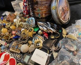 Coach Keychain Costume Jewelry For Repurpose