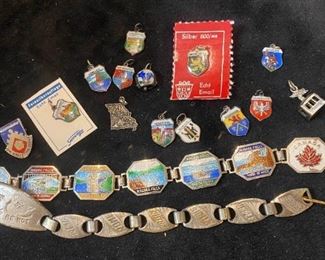 International Souvenir Charms And Bracelets
