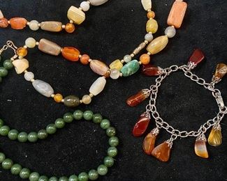Jewelry Made From Polished Stones