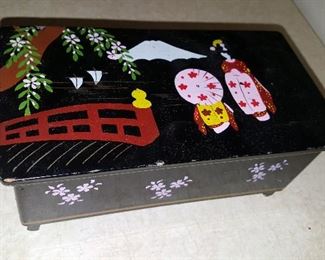 SMALL HAND PAINTED  BOX