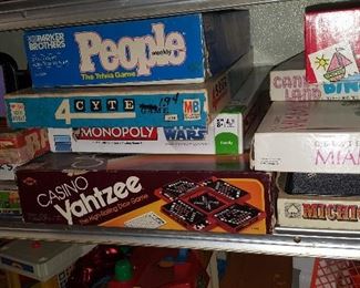 GAMES A COUPLE ARE SOLD , BUT A LOT LEFT
