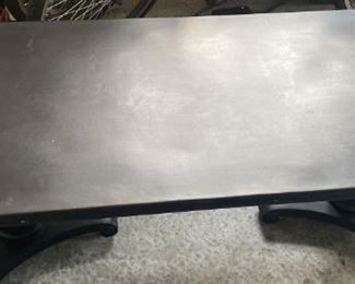 ARHAUS Black Aluminum Outdoor Patio Table