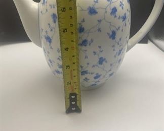 Vintage Arzberg Germany Blue Flower Teapot with Lid