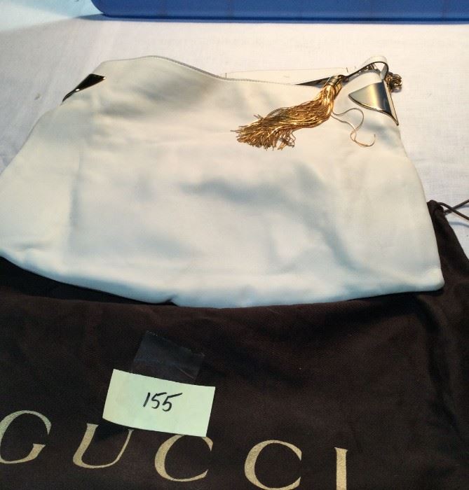 Leather Gucci hobo w/ gold tassel. New w/out tags
