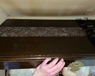 Gorgeous carved Asian style trunk 250