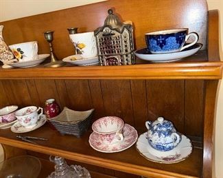 tea cups and saucers $15-20ea