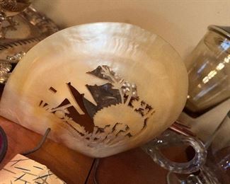 Carved Abolone shell