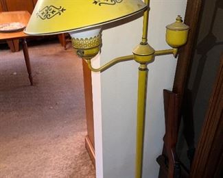 funky yellow lamp $75