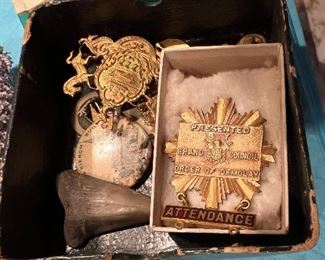 Grand Council order of Demolay Free Mason pins.. offered as a lot $200