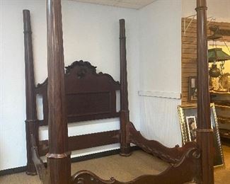 1800’s signed C. Lee bed 