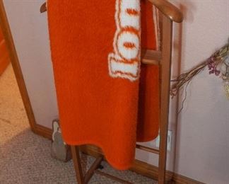 Vintage Biederlack University of Texas blanket