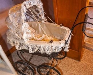 Vintage baby buggy