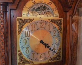 Colonial grandfather clock 