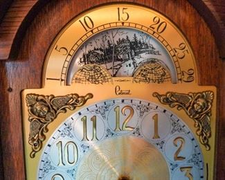 Colonial grandfather clock 