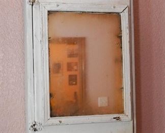 Painted medicine cabinet