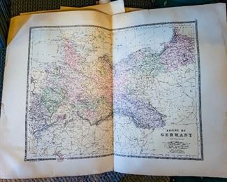 antique Germany maps