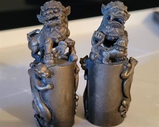 Pair of Chinese stamps