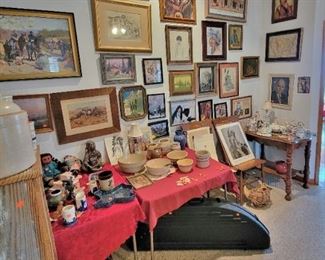 Southwestern artwork and collectibles