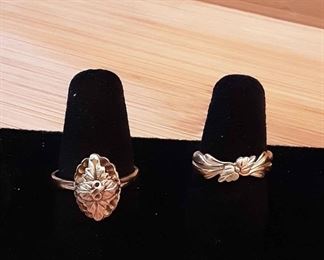 HAG11 Lindstrom 10k gold rings