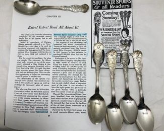 Collector souvenir spoons