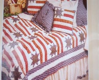 VHC King size quilt with pillow shams