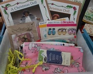Doll making patterns, supplies & material