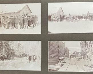 Original late 1800's local lumber photos