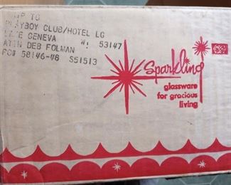 Playboy club Lake Geneva goblet set