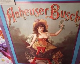 Vintage 1966 Budweiser Anheuser Busch calendar with a pre prohibition style! 