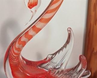 Vintage Murano/Venetian Glass Swan