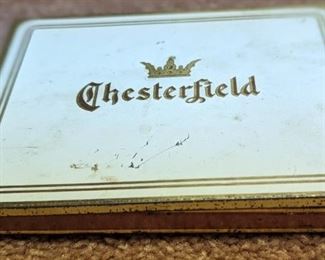 Vintage Chesterfield Tobacco Tin