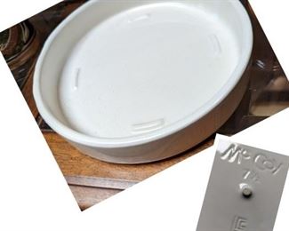 Pottery Planter Saucer: McCoy
