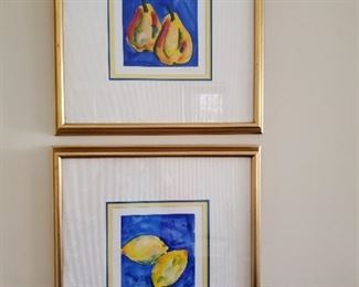 These two Fruit Prints are lovely.