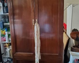 I love the color of the wood and the hardware makes a statement.