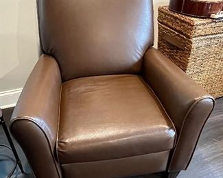 (2) leather recliners....