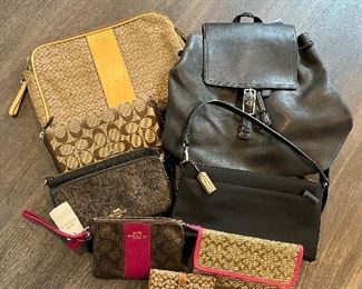 Coach purses and wallets