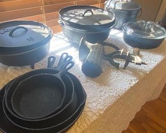 Cast Iron
(Lodge and Wagner)