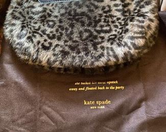 Kate Spade Faux Fur Mini Shoulder Bag/ Crossbody