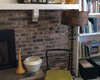 MCM Floor Lamp & Folding Chair