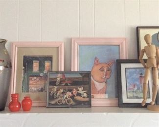 PICTURES, WOODEN ART MODELS