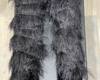 $6500 All Real Authentic Saint Laurent Yeti Ostrich Feather Boots Runaway New With The Box Size 9.5B 39 EU For inquiries about the listing or if you are selling your gold or silver, please text or call 7032689529 or visit the Tysons Jewelry Store at 8373 Leesburg Pike #12, Vienna Virginia 22182